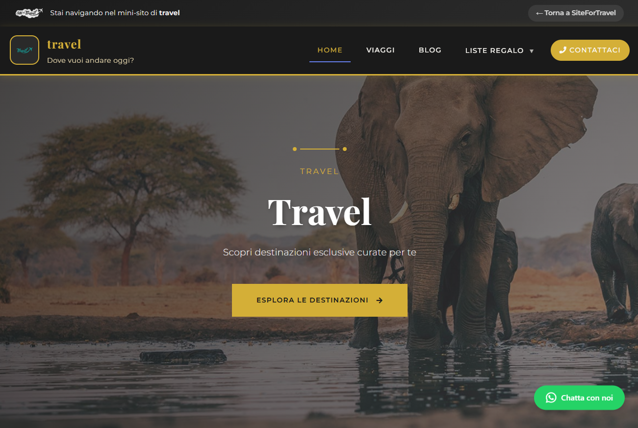 Template Classic per Agenzie Viaggi